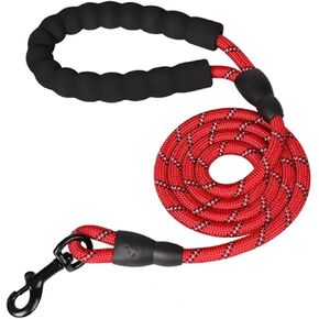 Cat and Dog Harness Strong Dog Leash Pet Leashes Reflective Leash Small Medium Large Dog Leash Drag Pull Tow Golden Retriever Pet Traction Rope(Deep Pink,Small)