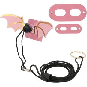 Fydun Lizard Leash, Adjustable Bearded Dragon Harness Soft Leash, and for Harnesses Reptiles Small Pet AnimalsPink Iguanas Amphibians (#3)