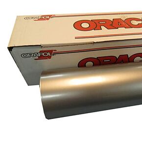 24" x 15' (feet) Roll of Oracal 651 Vinyl for Craft Cutters and Vinyl Sign Cutters (Silver Grey Metallic, 15 Feet)
