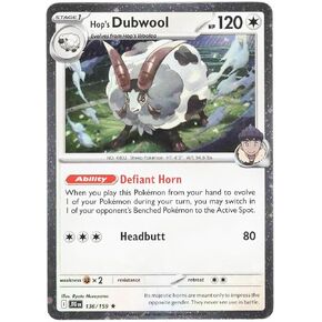 Pokemon - Hop’s Dubwool 136/159 – Journey Togther – Cosmos Foil – Promo – Single Card