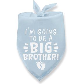 I'm Going to Be a Big Brother Dog Bandana Pregnancy Announcement Big Brother Bandana for Dog Pregnancy Announcement Gender Reveal Baby Announcement Dogs Scarf for Small and Medium Cats Dogs