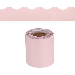 uxcell Bulletin Board Border 32.8 Feet Scalloped Border Trim Decorative Rolled Classroom Borders for Bulletin Board Home Classroom Office Decoration, Brown