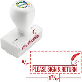 Please Sign and Return Stamp Teacher Parent Signature Stamp Teacher Sign and Return for Efficient Communication and Easy Document Tracking