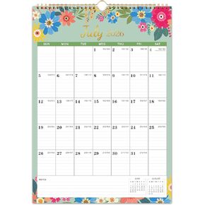 Wall Calendar 2025-2026 - Calendar 2025-2026 Wall, Jul. 2025 - Dec. 2026, 12" x 17", 2025-2026 Wall Calendar Large 18 Months with Twin-wire Binding, Perfect for Home & Office Planning