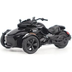 Diecast Masters BRP Bombardier Models 1:32 Scale Diecast Replica Can-Am Spyder F3, Steel Black Metallic | Item 60018