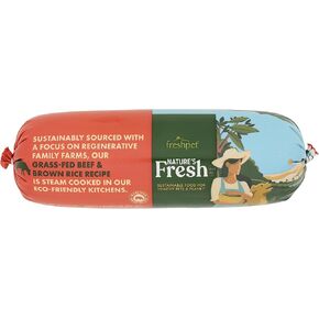 FreshPet Healthy & Natural Dog Food, Fresh Certified Humanely Raised Chicken & Brown Rice Recipe Roll, 5 lb