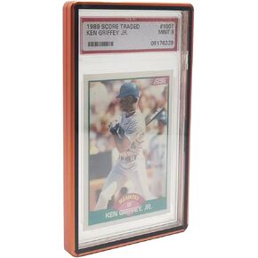 EVORETRO 2 Pack Magnetic Case for PSA Graded Cards – Aluminum Alloy Frame, 100% UV Protection, Anti-Scratch, Durable Display Holder (Yellow)