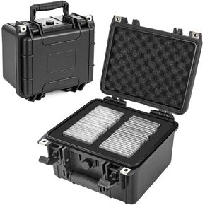 Graded Card Case - IP67 Waterproof Storage Box for 40+ PSA, CSG, BGS, SGC Graded Sports Trading Cards