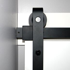 Universal Magnetic Door Stop for Interior Barn Door Rails, Black