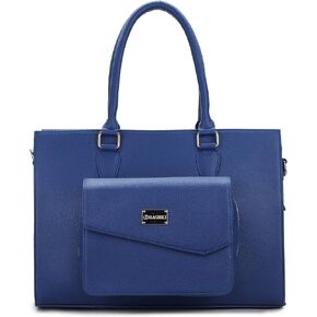 LEYA - Women work tote bag | Detachable Hand Clutch and Shoulder Strap | 15.6" Laptop Compartment