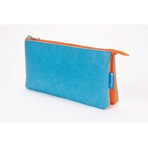 ProFolio by Itoya, Midtown Pouch - 4 x 7 Inches, Ocean/Orange