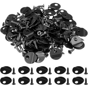 100PCS Picture Frame Backing Clips Picture Turn Button Fasteners Metal Photo Frame Hardware Backing Clips with 100 Pcs Frame Hardware Backing Clips to Hold Painting Poster in Frame Back Fasteners
