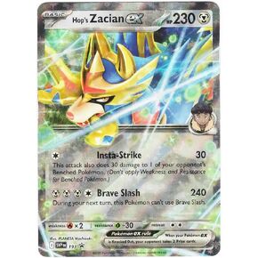 Pokemon - Hop’s Zacian ex SVP 193 – Journey Togther – Black Star Promo – Foil Single Card