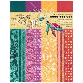 Seas The Day 8.5 x 11 Patterns & Solids Pack