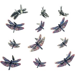 Eyelet Outlet Shape Brads 12/Pkg-Dragonfly -QBRD2-213