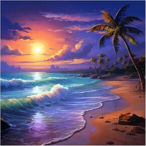 Mandun Aurora Diamond Painting Kits for Adults Aurora Diamond Art Kits for Adults DIY Northern Lights 5D Diamond Painting Kits for Beginners Home Wall Decor 12x16inch