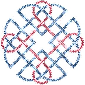 Jack Dempsey Needle Art Celtic Knot 18" Quilt Blocks