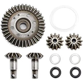 RC Car Accessories Compatible with Traxxas for Slash for Stampede for Rustler HQ727 1/10 RC Car Upgrade Parts 4x4 Metal Differential Gear Output Gears Set(1pcs)