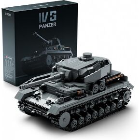Nifeliz Panzer IV G Military Tank Building Set for Adults, WW2 Collectible German Pz.Kpfw. IV G Army Model Toy to Build and Display, Ideal Gift for Military Fans (1,006PCS, NF10312)