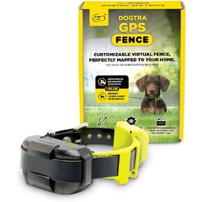 Dogtra GPS Fence - لا اشتراك ، سياج الكلب اللاسلكي المخصص مع التطبيق ، التوجيه الذكي وإعادة تذكير النغمة/الاهتزاز/التصحيح ، طوق معاد شحن IPX9K ، الحرية الآمنة للكلاب 35 رطلاً+