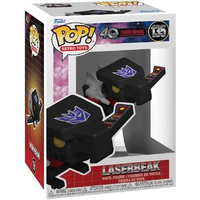 Funko Pop Retro Toys: Transformers: Generation 1-40th Anniversary, Laserbeak - 1/6 Odds for Rare Chase Variant - (Styles May Vary) - Collectable Vinyl Figure - Gift Idea - Official Merchandise