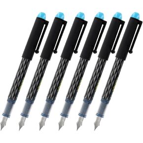Pilot Varsity Disposable Fountain Pen, Turquoise Ink, Medium Nib - 6 pack