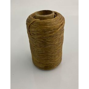 RPGUNS Artificial Sinew / Sinue Natural Leather Waxed Poly Thread Beading Crafts, Light Brown Natural