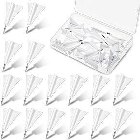 25 PCS Airplane Push Pins - White Decorative Fun Thumb Tacks, Cute Paper Airplane Pushpins for Cork Board Map Marking Calendar Photo Message Board Paper, Nail Stud Accessories