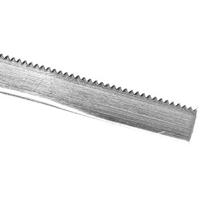 سلك إطار مسنن 925 Sterling Silver Flat Strip (1/8 "× 28 Gauge x 1ft) - 1 شريط - لفن المجوهرات من Wizart