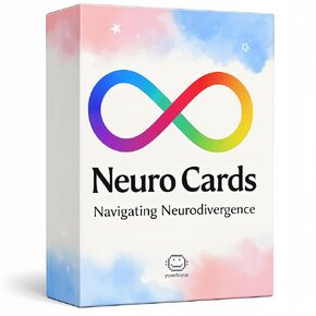 60 Neurodiversity flashCards for ADHD, Autism & Neurodivergent Support – Therapy Tools, Mental Health Games for Teens & Adults, Therapist Gifts & Group Therapy Activities