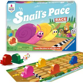 Ravensburger Snail's Pace Race Game for Age 3 & Up - Quick Children's Racing Game Where Everyone Wins!