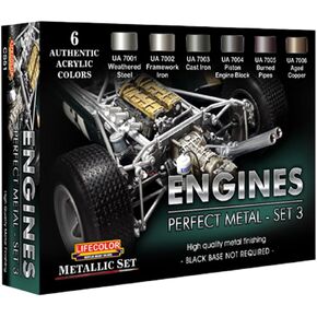 Lifecolor Perfect Metal Set 3 - Engines