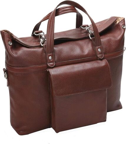 McKLEIN 17" Leather Roll Top Laptop Briefcase- EDGEFIELD in Kuwait