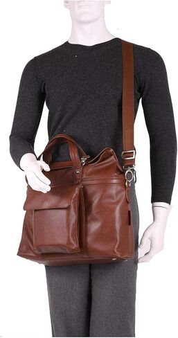 McKLEIN 17" Leather Roll Top Laptop Briefcase- EDGEFIELD in Kuwait