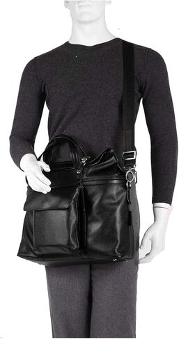 McKLEIN 17" Leather Roll Top Laptop Briefcase- EDGEFIELD in Kuwait