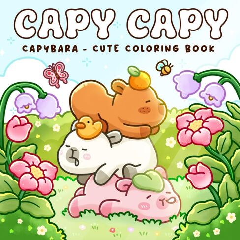 Capy Capy: كتاب تلوين للبالغين يضم Capybara لطيفًا ورفاقه الرائعين في لحظات مضحكة ومريحة للاسترخاء والتوتر المجاني in Saudi Arabia