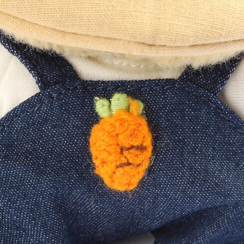 3-Piece Doll Clothes for 17cm Doll – Stylish Fisherman Hat Set, Kawaii Doll Outfits with Accessories for Collectors or Display - Navy Carrot (No Doll) in Kuwait