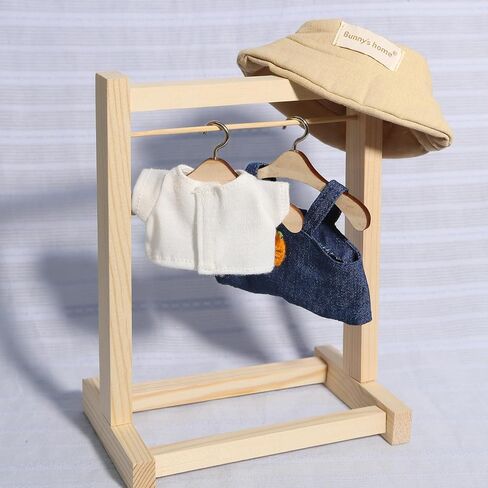 3-Piece Doll Clothes for 17cm Doll – Stylish Fisherman Hat Set, Kawaii Doll Outfits with Accessories for Collectors or Display - Navy Carrot (No Doll) in Kuwait