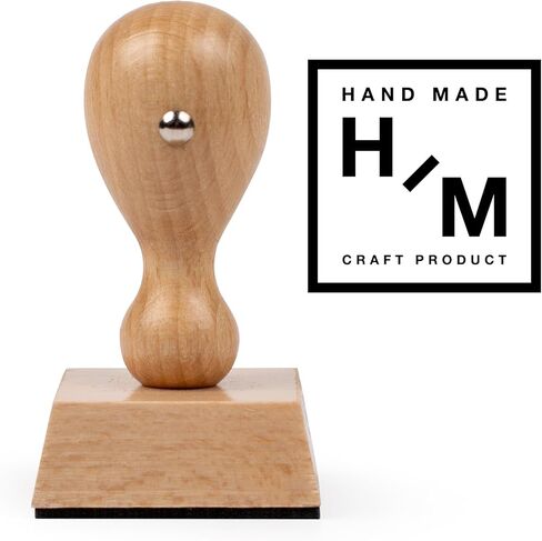 Personalized Custom Rubber Logo Stamp | Upload Your Custom Artwork | Self-Inking or European Hand Style | Ideal for Business Branding (Round Logo Stamp, Self Inking Stamp) in Kuwait