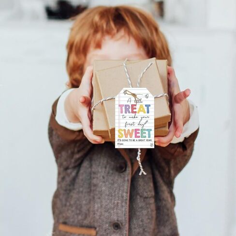50pcs Happy First Day of School Hights Tags للمعلمين أو الطلاب ، مرحبًا بك مرة أخرى في الديكور المدرسي وسيكون العام الدراسي الجميل (حلو) in Kuwait