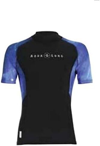 واقي الطفح الجلدي Galaxy Rash Guard للرجال بأكمام قصيرة من Aqua Lung in Saudi Arabia