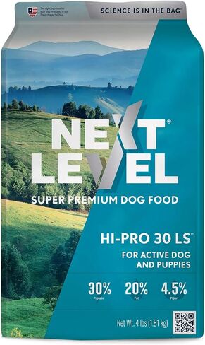 Next Level Super Premium Dog Food – HI-PRO 30 LS™ – Dry Kibble for Dogs for All Life Stages All Breeds – 30% Protein, Gluten Free Grains - High Energy and Active Dogs & Puppies in Saudi Arabia