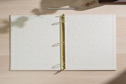 Binder Binder Wedding Binder (Design 1) - مخصص 3 حلقة ألبوم ألبوم منظم الكولاج في سجل القصاصات الذكرى السنوية لكتاب الذاكرة الهدية للقسا in Kuwait