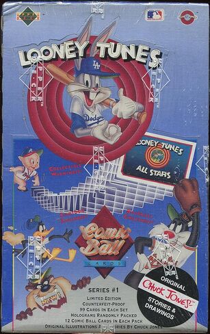 Warner Bros Comic Ball Series 1 Box Trading Cards Box in Kuwait