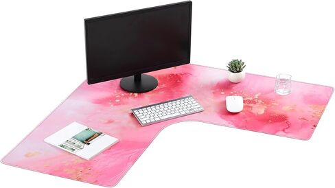 L pad mouse mouse pad desk pad 33 '' كبير لوحة الماوس المطاطية الطوي in Kuwait