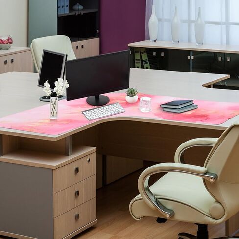 L pad mouse mouse pad desk pad 33 '' كبير لوحة الماوس المطاطية الطوي in Kuwait