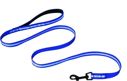 abjobibi مقود كلب عاكس أحادي الجانب ، مقبض مبطن نايلون المقاود للكلاب المتوسطة والصغيرة المشي ، 6 أقدام (أحمر) 1.0 in Kuwait