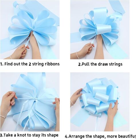 14 Inch Big Red Bow,1Pcs Big Bow for Present,Big Gift Bow for Appliances,Bikes,Table Decorations and Party Events Decoration in Kuwait