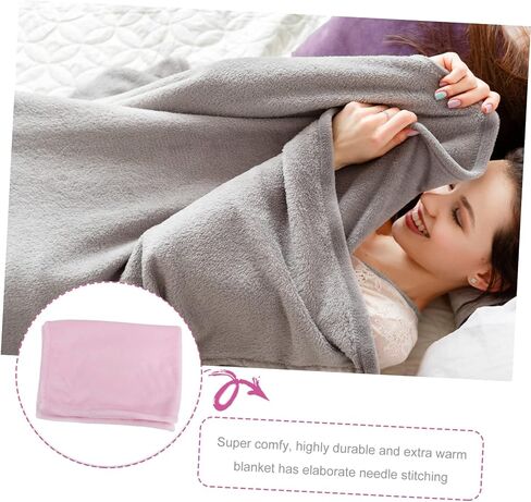 Cabilock Gorgeous Solid Flannel Fleece Pet Blanket Cozy Pink Throw for Dogs and Cats Lightweight and Extra Warm Bedding for Indoor Use for Giving in Saudi Arabia