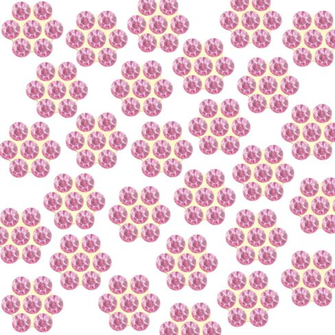120 Pcs 12mm Plum Blossom Rhinestones Crystal Glass Gems Jewels, Flatback Gold Base Rhinestone Gemstone for Decoration Crafts Clothes Bag Shoes Hat Embellishments Accessories(08 Black) in Kuwait